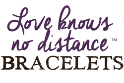 Love knows no distance bracelets
