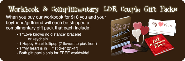 workbook & complimentary gift packs for LDR couples