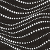 wavy white dots fabric