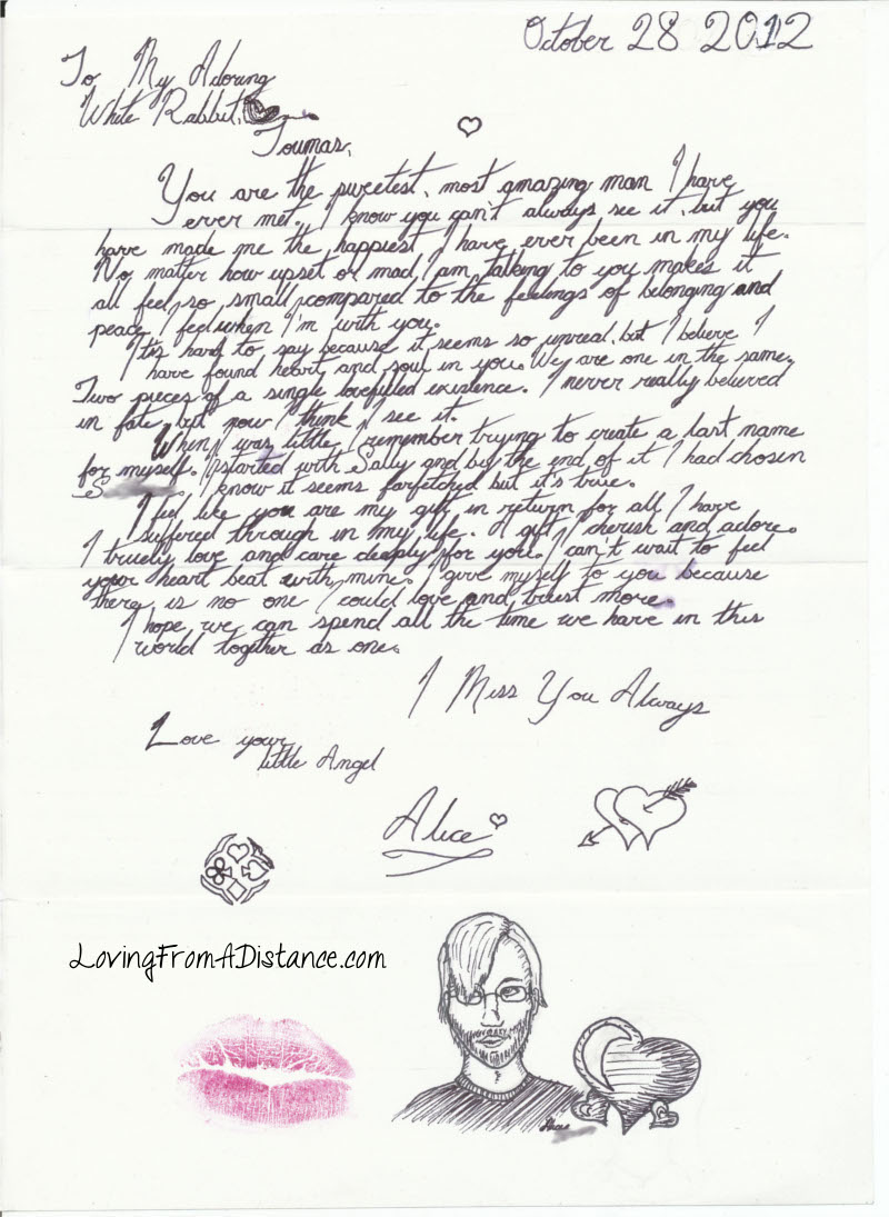 long distance relationship love letter