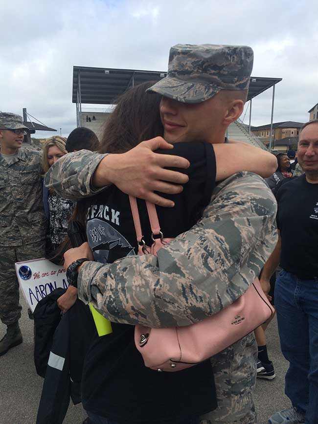 military couple