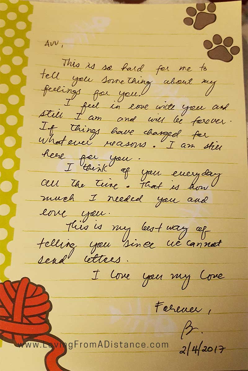 Romantic Letter For Him from www.lovingfromadistance.com