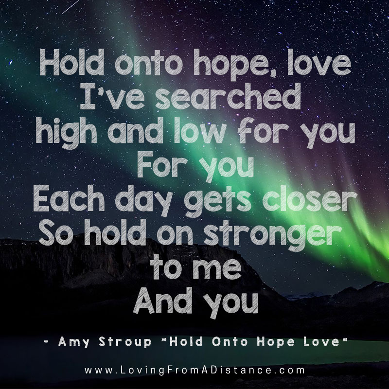 hold onto hope love amy stroup