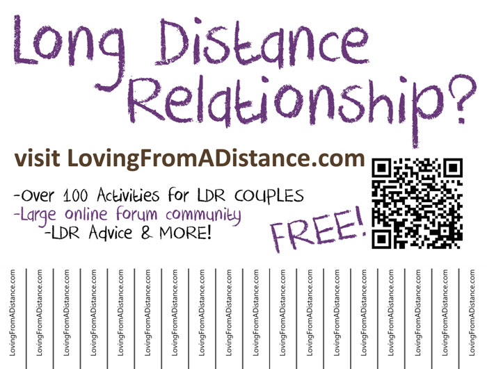 college long distance relationship flyer