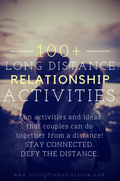 long distance relationship activities things to do while apart