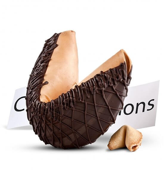 Giant Fortune Cookie with Personalized Fortune